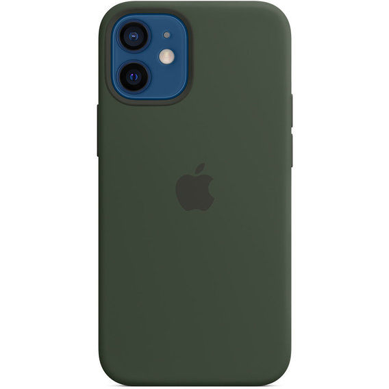 Аксессуар для iPhone Apple Silicone Case with MagSafe Cyprus Green (MHKR3) for iPhone 12 mini