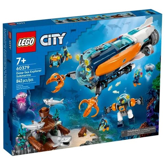 Конструктор LEGO City Подводная лодка глубоководных исследователей (60379)