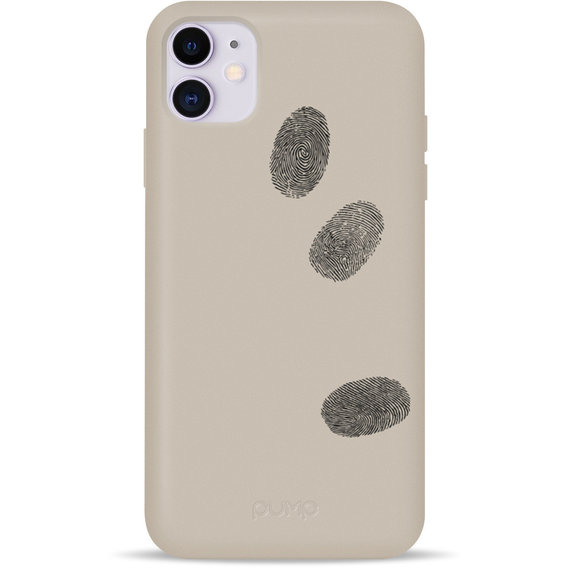 Аксессуар для iPhone Pump Silicone Minimalistic Case Fingerprints (PMSLMN11-6/239) for iPhone 11