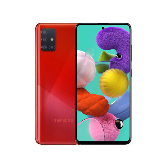 Смартфон Samsung Galaxy A51 2020 4/64GB Dual Red A515F (UA UCRF)
