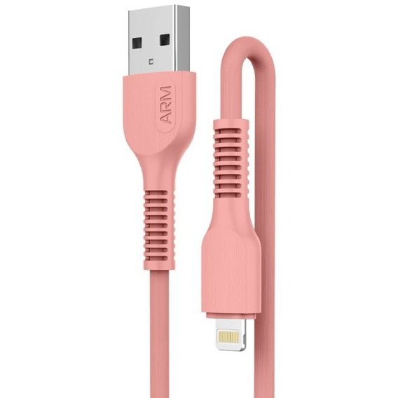 Кабель ArmorStandart USB Cable to Lightning 2.4A 1m Peach (ARM65286)