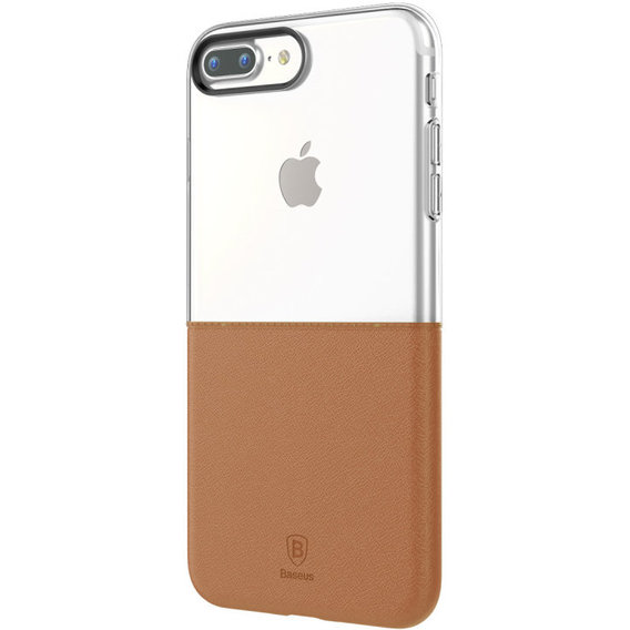 Аксессуар для iPhone Baseus Half of Half Brown/Transparent (ARAPIPH7-RY08) for iPhone SE 2020/iPhone 8/iPhone 7