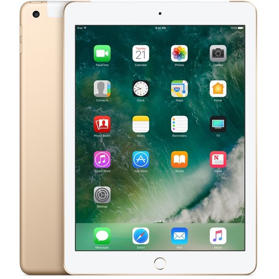 Планшет Apple iPad Wi-Fi + LTE 32GB Gold (MPGA2) 2017