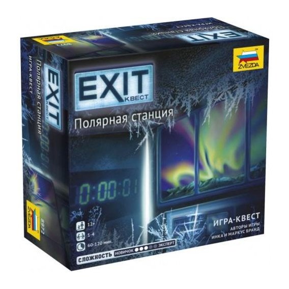 Настольная игра Zvezda Exit-квест: Полярная станция (Exit: The Game – The Polar Station)