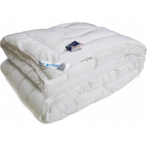 Одеяло Руно 200х220 с искусственного лебяжьего пуха демисезонное (322.52ЛПКУ)