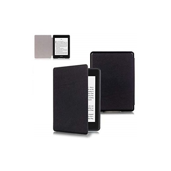 Аксессуар к электронной книге Leather Case Black for  Amazon Kindle Paperwhite 4 10th Gen