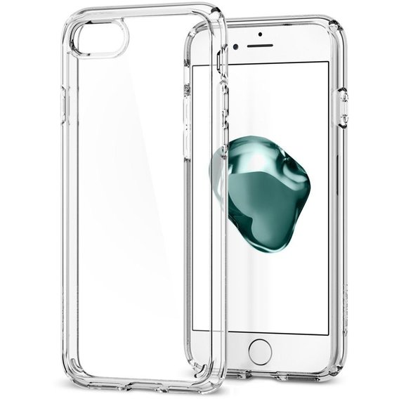 Аксессуар для iPhone Spigen Ultra Hybrid 2 Crystal Clear (042CS20927) for iPhone 8/iPhone 7
