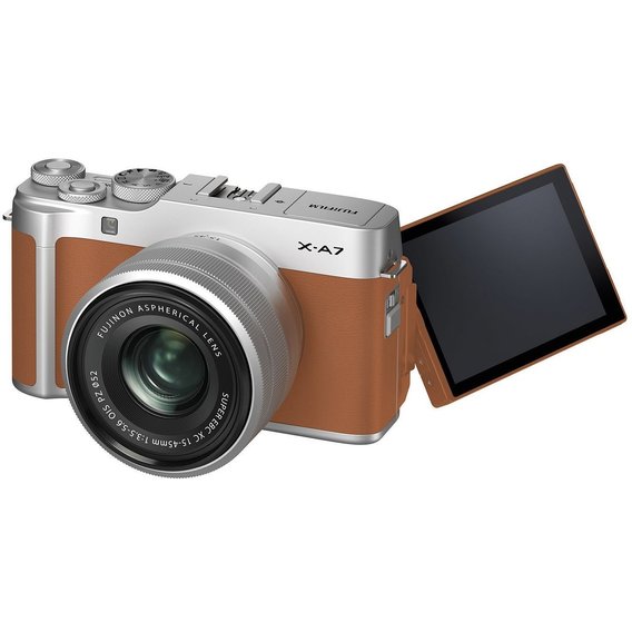 Fujifilm X-A7 kit (15-45mm) Camel Brown