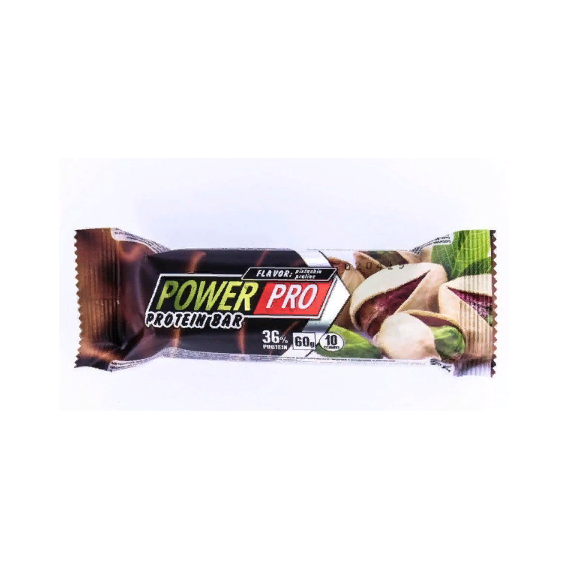 Power Pro Протеиновые батончики Nutella 36% 20 x 60 g Фисташковое пралине