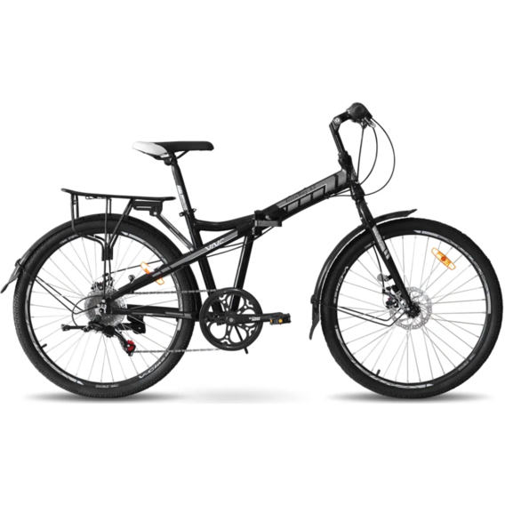 Велосипед Велосипед VNC 2023' 26" TerraWay A3 V8A3-2642-BW 42см (1810) black (shiny)/white (matt)
