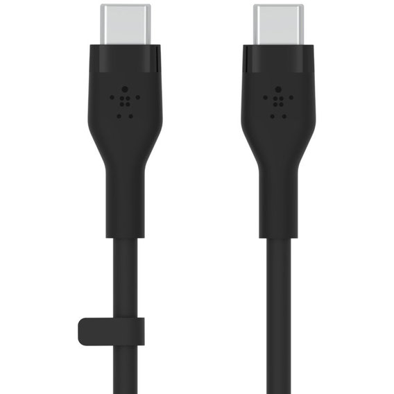 Кабель Belkin Cable USB-C to USB-C Silicone 2m Black (CAB009BT2MBK)