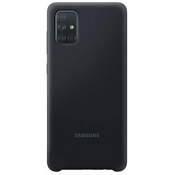 Аксессуар для смартфона Samsung Silicone Cover Black (EF-PA715TBEGRU) for Samsung A715 Galaxy A71