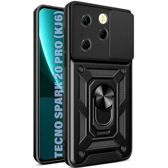 Аксессуар для смартфона BeCover Military Black for Tecno Spark 20 Pro (KJ6) (711022)
