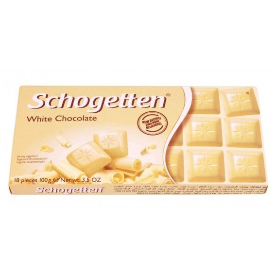 Белый шоколад 100 г. Шоколад Вайт Шогеттен. Шоколад Schogetten White. Шогеттен шоколад белый. Schogetten белый шоколад.