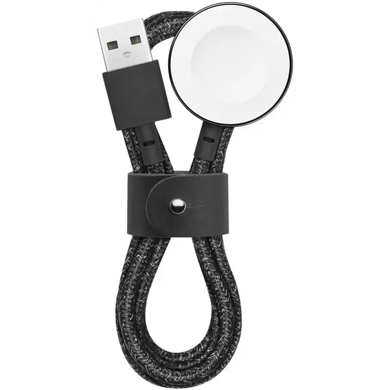 Аксессуар для Watch Native Union Magnetic Charging Cable Watch Belt 1.2m Cosmos Black (BELT-AW-CS-BLK-AP)