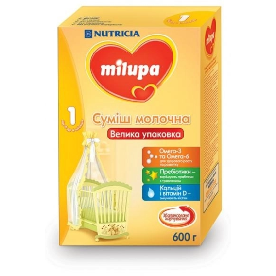 Milupa молочная смесь 600 г №1