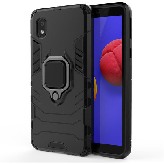 Аксессуар для смартфона Mobile Case Transformer Ring Soul Black for Samsung M013 Galaxy M01 Core / A013 Galaxy A01 Core