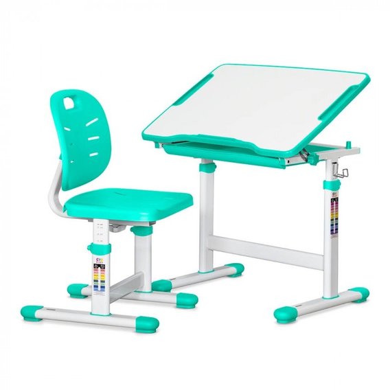 Комплект Evo-kids Ergo стол и стул зеленый (Evo-06 Ergo Z)
