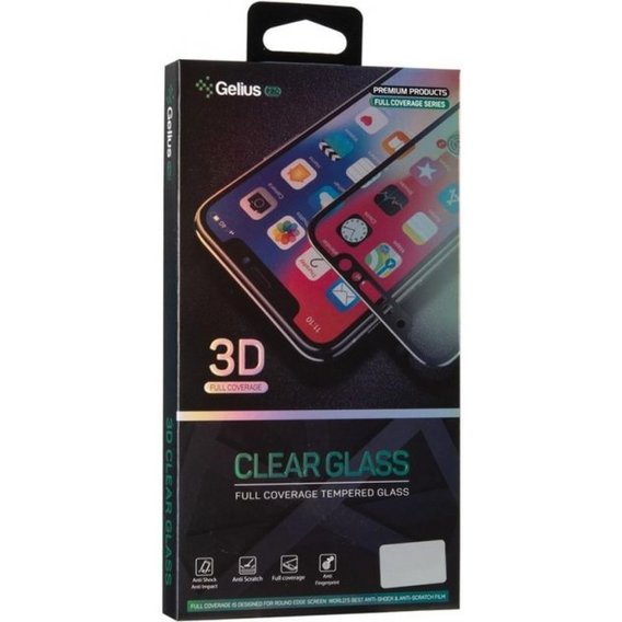 Аксессуар для смартфона Gelius Tempered Glass Pro 3D Black for Nokia С10/С20