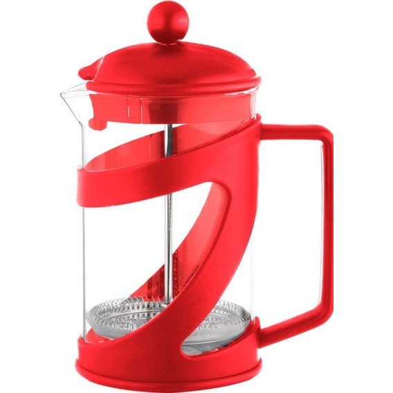 Заварочный чайник с пресс-фильтром Con Brio СВ-5480 красный