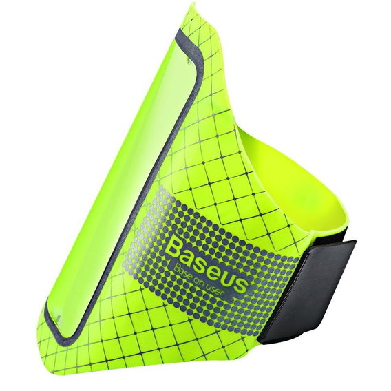Аксессуар для смартфона Baseus Ultra-thin Sports Armband Fluorescent Green up to 4.7"
