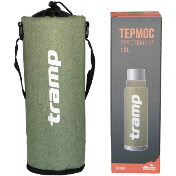 Термочехол для термоса Tramp 1,2 л оливковый (TRA-291-olive-melange)