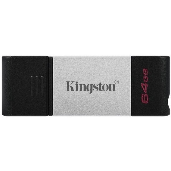 USB-флешка Kingston 64GB DataTraveler 80 Type-C Black (DT80/64GB)