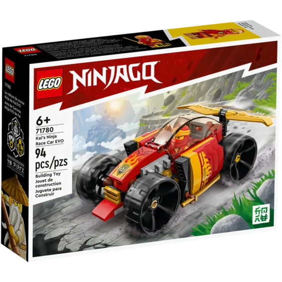 Конструктор LEGO Ninjago Гоночный автомобиль ниндзя ЭВО Кая (71780)