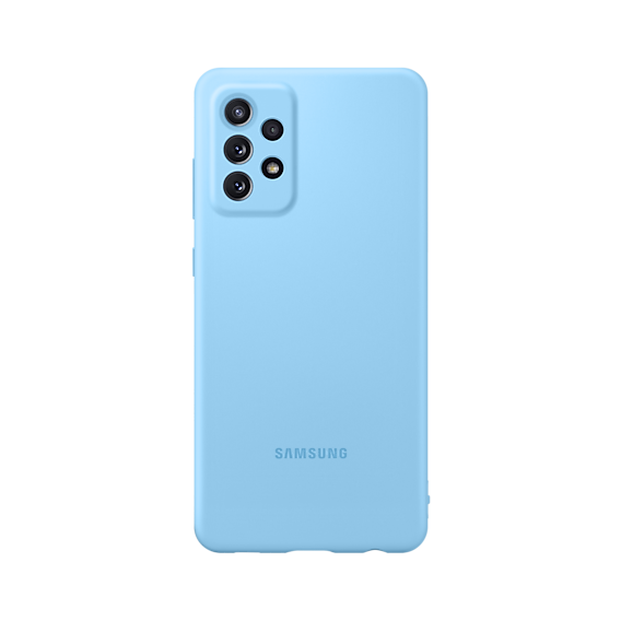Аксессуар для смартфона Samsung Silicone Cover Blue (EF-PA725TLEGRU) for Samsung A725 Galaxy A72
