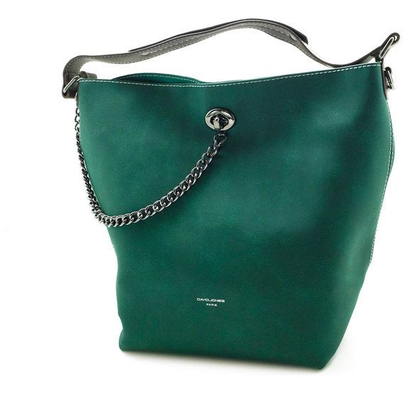 

Женская сумка-мешок David Jones зеленая (7771878)