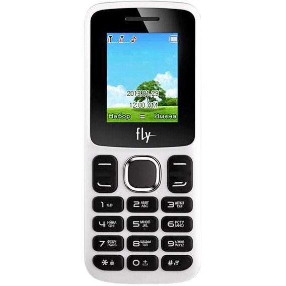 Мобильный телефон Fly FF179 Dual Sim White (UA UCRF)
