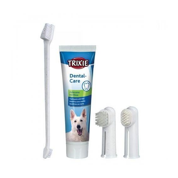 Зубная паста для собак Trixie со щеткой 100 г (4011905025612)