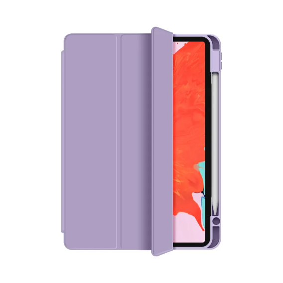 Аксессуар для iPad WIWU Skin Feeling Protective Case with Pencil holder Dark Purple for iPad 10.9" 2022