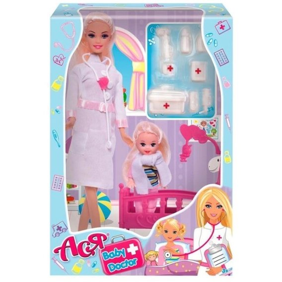Лялька Mic Ася з набором лікаря (35101)