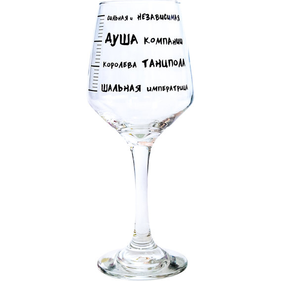 Бокал винный PAPAdesign "Шкала опьянения" 0.38