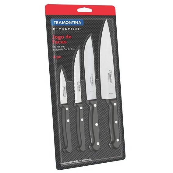Набор кухонных ножей Tramontina ULTRACORTE 4шт (23899/061)