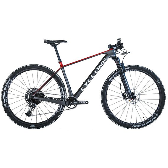 Велосипед Велосипед 29" Cyclone PRO 1 carbon 15” серый красный 2022