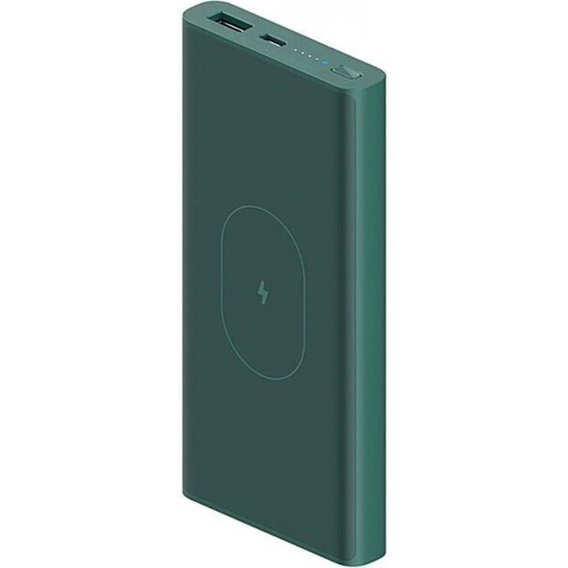 Внешний аккумулятор Xiaomi ZMi Power Bank 10000mAh USB-C QC3.0 Wireless Charger 10W Dark Green (WPB01)
