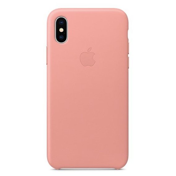 Аксессуар для iPhone Apple Leather Case Soft Pink (MRGH2) for iPhone X