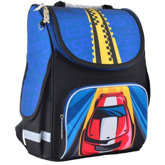 Рюкзак школьный каркасный Smart PG-11 Car (554545)