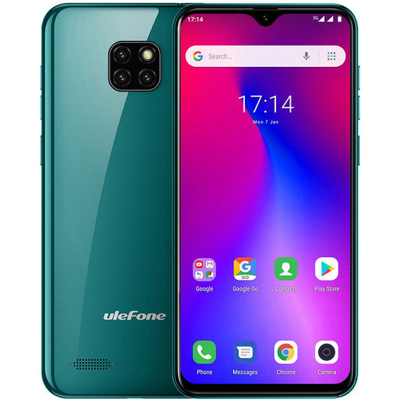 Смартфон Ulefone S11 2/16Gb Dual Midnight Green (UA UCRF)