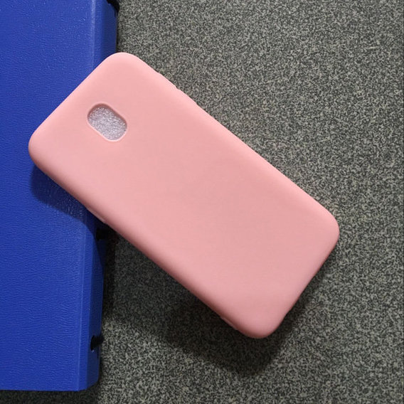 Аксессуар для смартфона Mobile Case Silicone Cover Pink for Samsung J730 Galaxy J7 2017