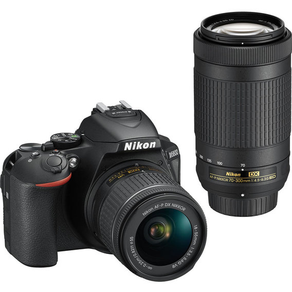 Nikon D5600 kit (18-55mm+70-300mm) VR Официальная гарантия