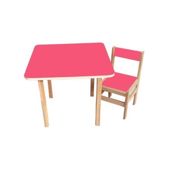 Столик со стульчиком Sofia (pink)