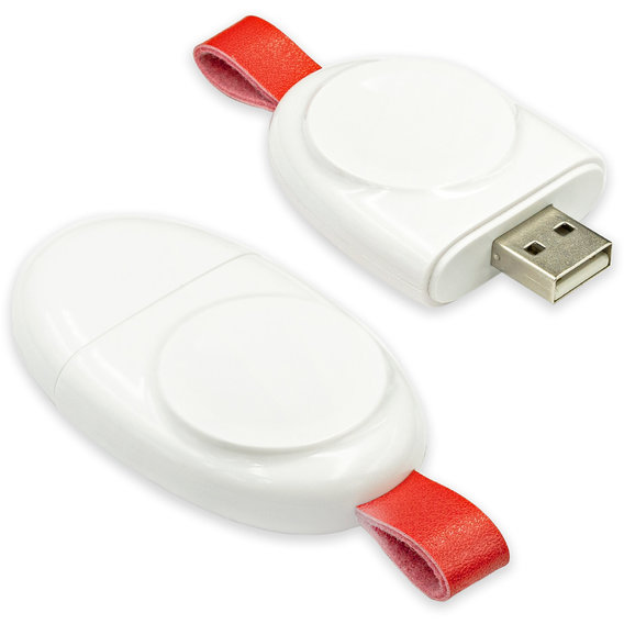 Зарядное устройство Qitech Wireless Charging Portable Magnetic Charger White (QT-AWC-01) for Apple Watch