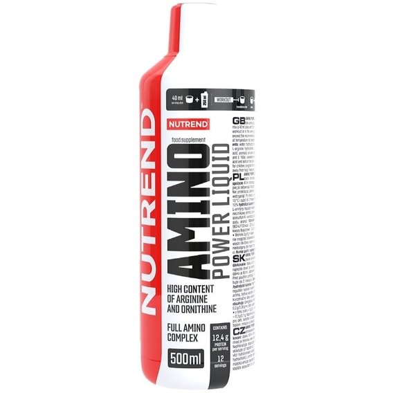Аминокислота для спорта Nutrend Amino Power Liquid 500 ml /20 servings/ Unflavored