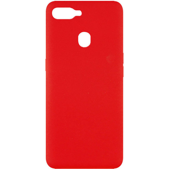 Аксессуар для смартфона Mobile Case Silicone Cover without Logo Red for Oppo A5s