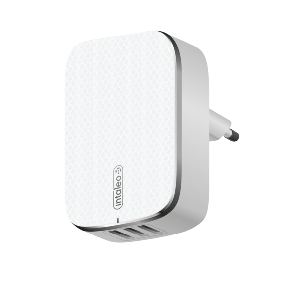 Зарядное устройство Intaleo USB Wall Charger 3xUSB 3.4A White (TCG343)