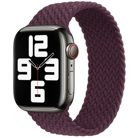 Аксессуар для Watch Apple Solo Loop Braided Dark Cherry Size 6 (ML3Y3) for Apple Watch 38/40/41mm