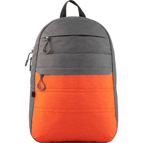 Рюкзак GoPack Сity 118-3 серый оранжевый go20-118l-3